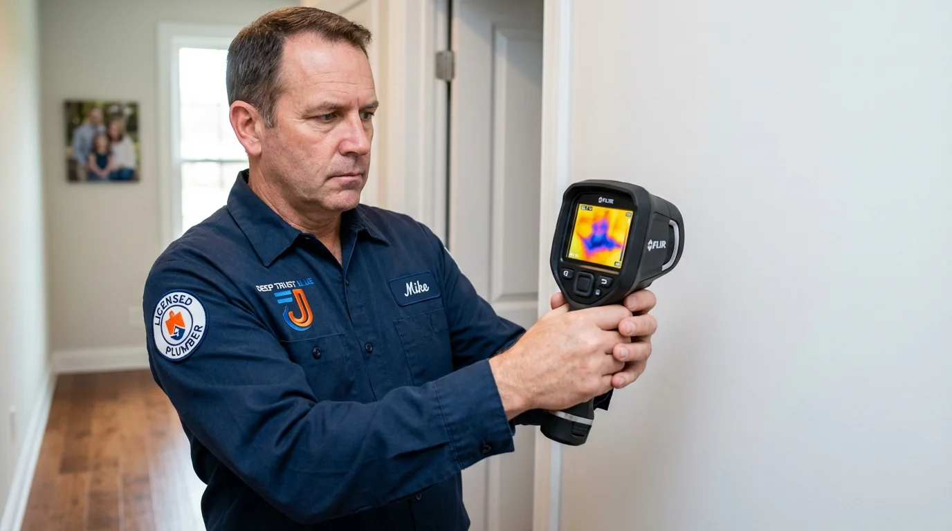 Thermal imaging leak detection by Johns Plumbing LLC in Bronxville
